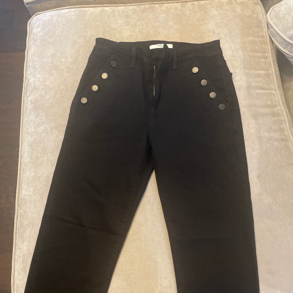 Fidelity Denim size 28 black